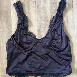 Aerie Partial Lace Bralette